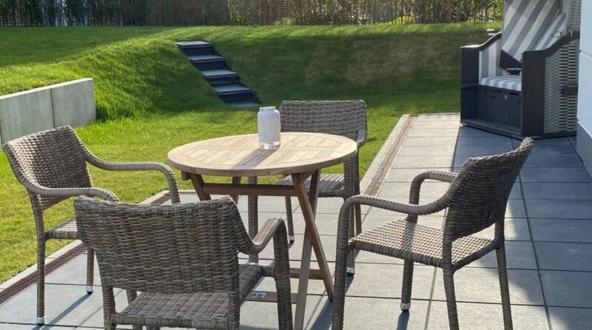 Seeblick Nordlicht, Exklusive Wohnung Mit Terrasse Wangerooge Ngoại thất bức ảnh